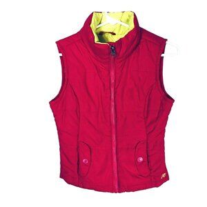 Aeropostale Puffer Vest Juniors Womens XS TP Quilted Winter Pink A87 Sleeveless